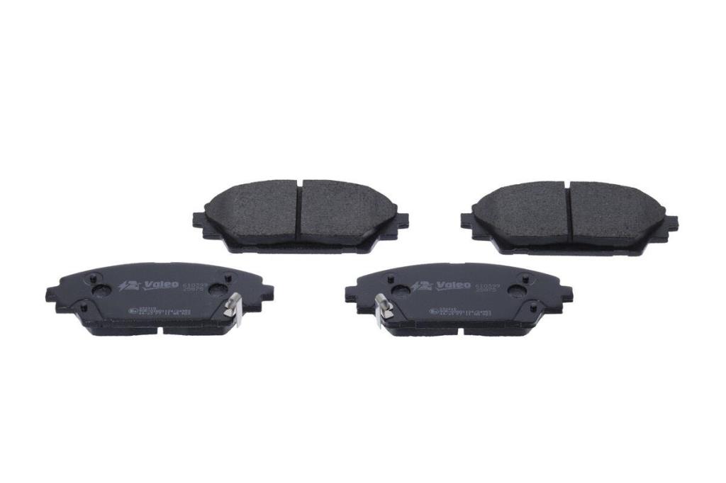 Jeu de 4 plaquettes de frein VALEO ref. 610399